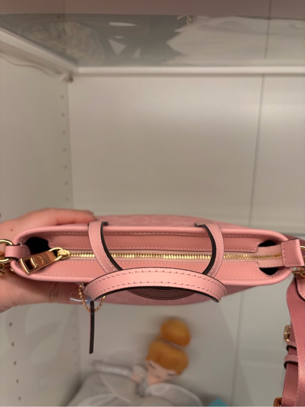 Coach Mini City Tote in Powder Pink w/Crossbody Strap - Picture 5 of 16